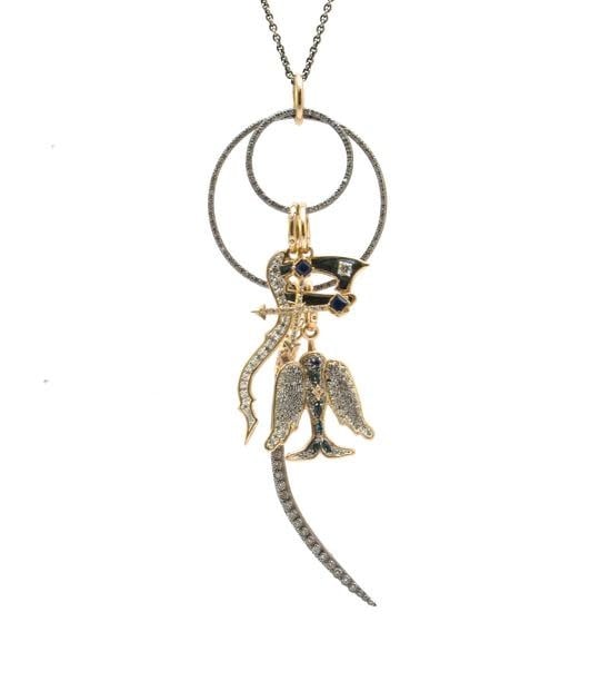 Pave Dove Charm