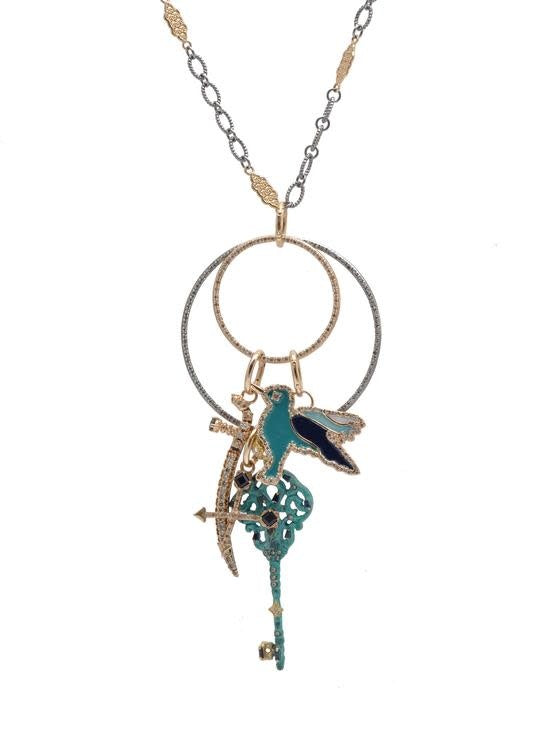 Crossed Arrows Charm