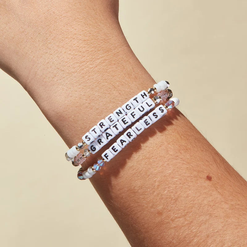 Fearless Creampuff Beaded Stretch Bracelet
