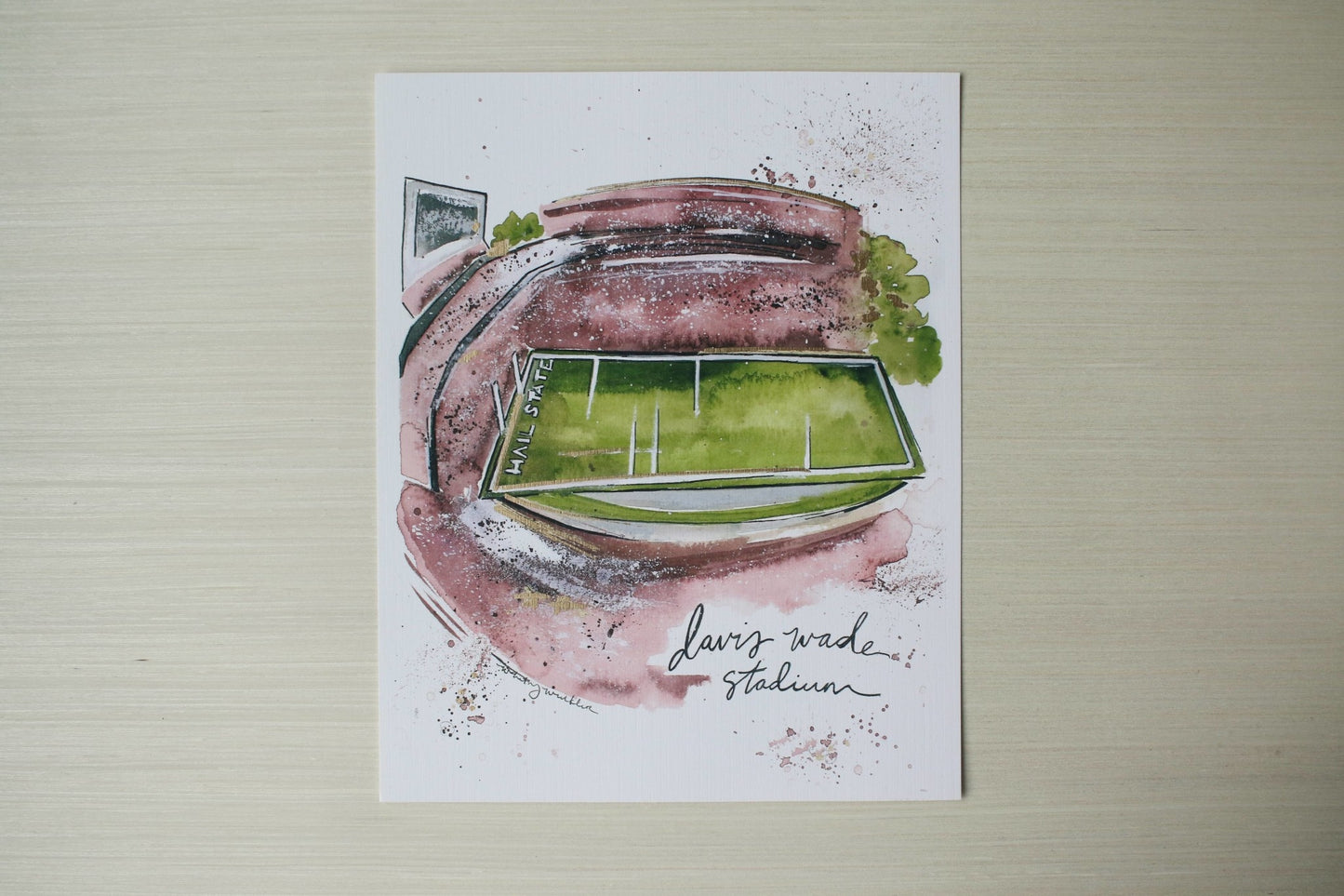 Whitney Winkler Stadium Print