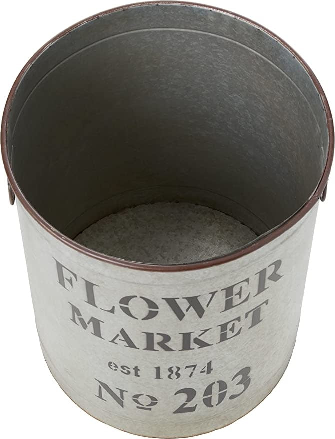 Flower Market Metal Bucket | Large 23in