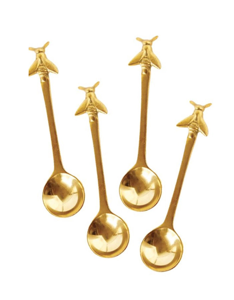 Brass Bee Spoon | 5in