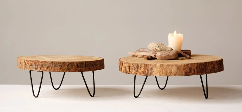 Wood 11" Pedestal