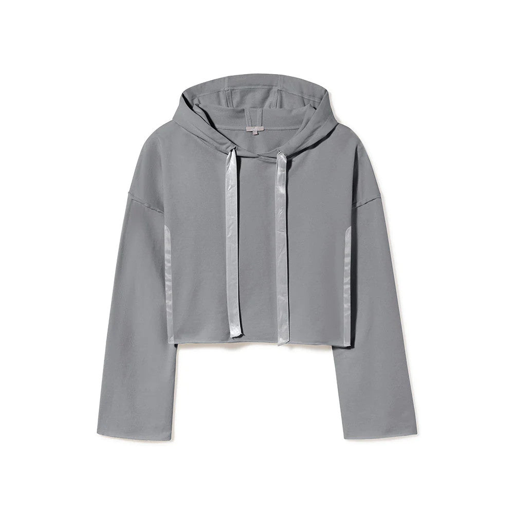 Bianca Satin Inset Hoodie |