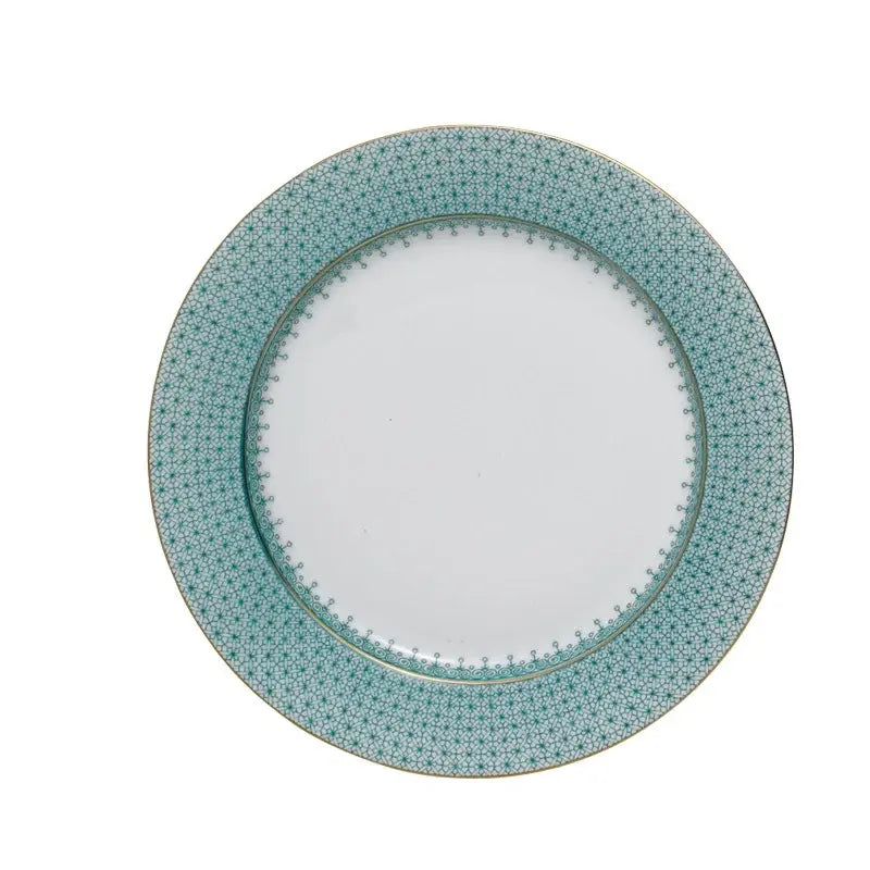 Mottahedeh Green Lace Dinner Plate | 10.5in