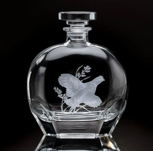 Quail Round Decanter