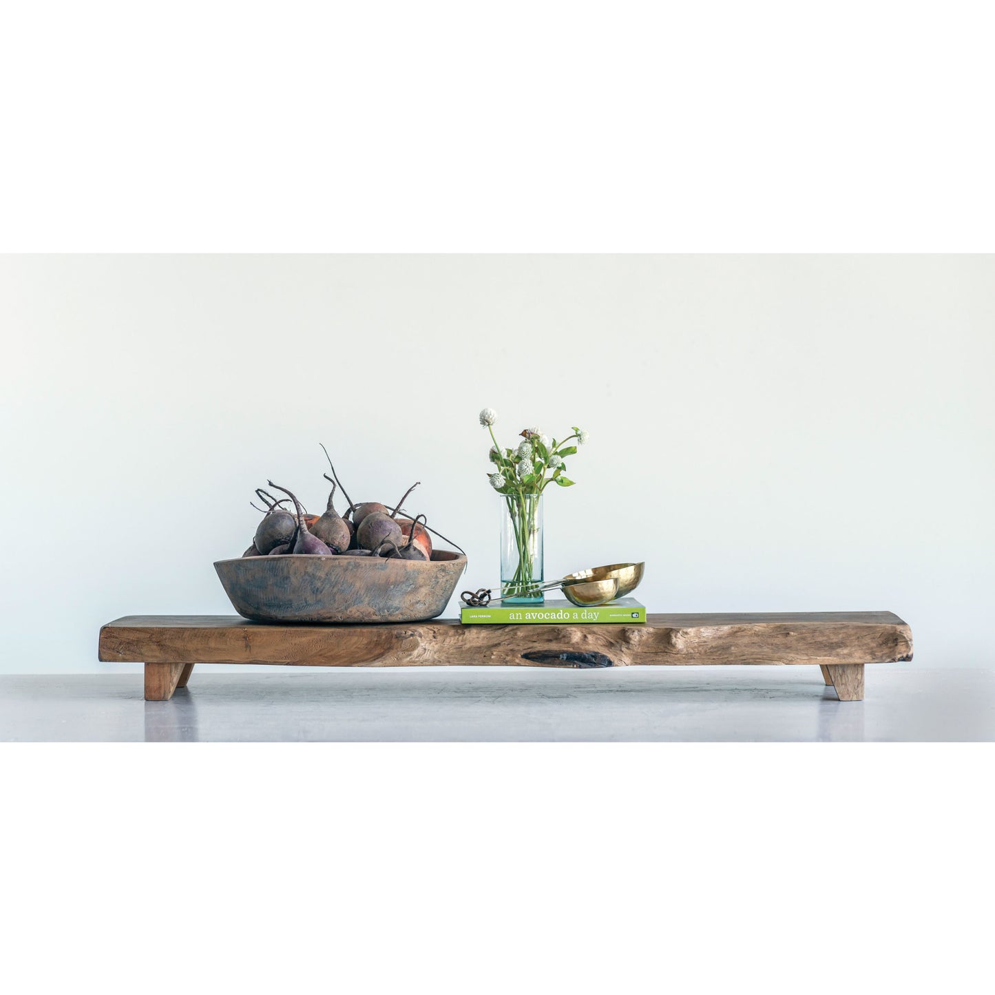 Madre De Cacao Live Edge Wood Pedestal