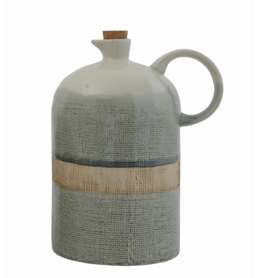 Ceramic Jug w/ Cork Stopper