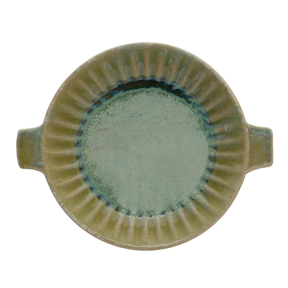 1.5 Quart Stoneware With Handles Opal Glaze