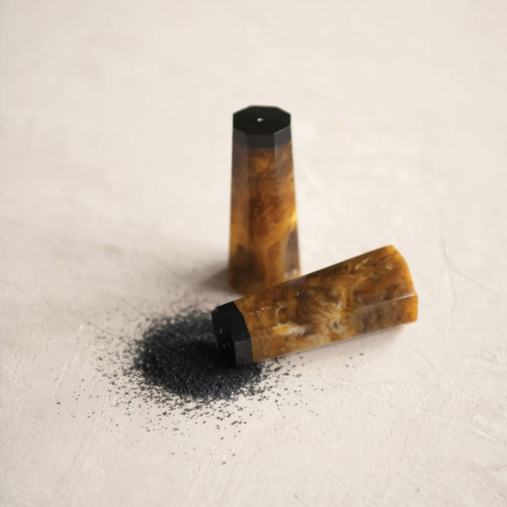 3.5" Horn Salt & Pepper Shaker Set