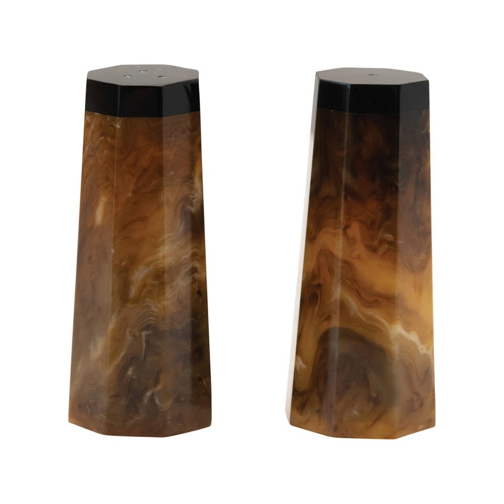 3.5" Horn Salt & Pepper Shaker Set