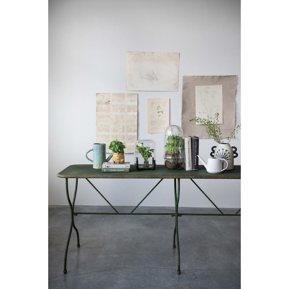 Garden Canvas Book Storage Box S/2