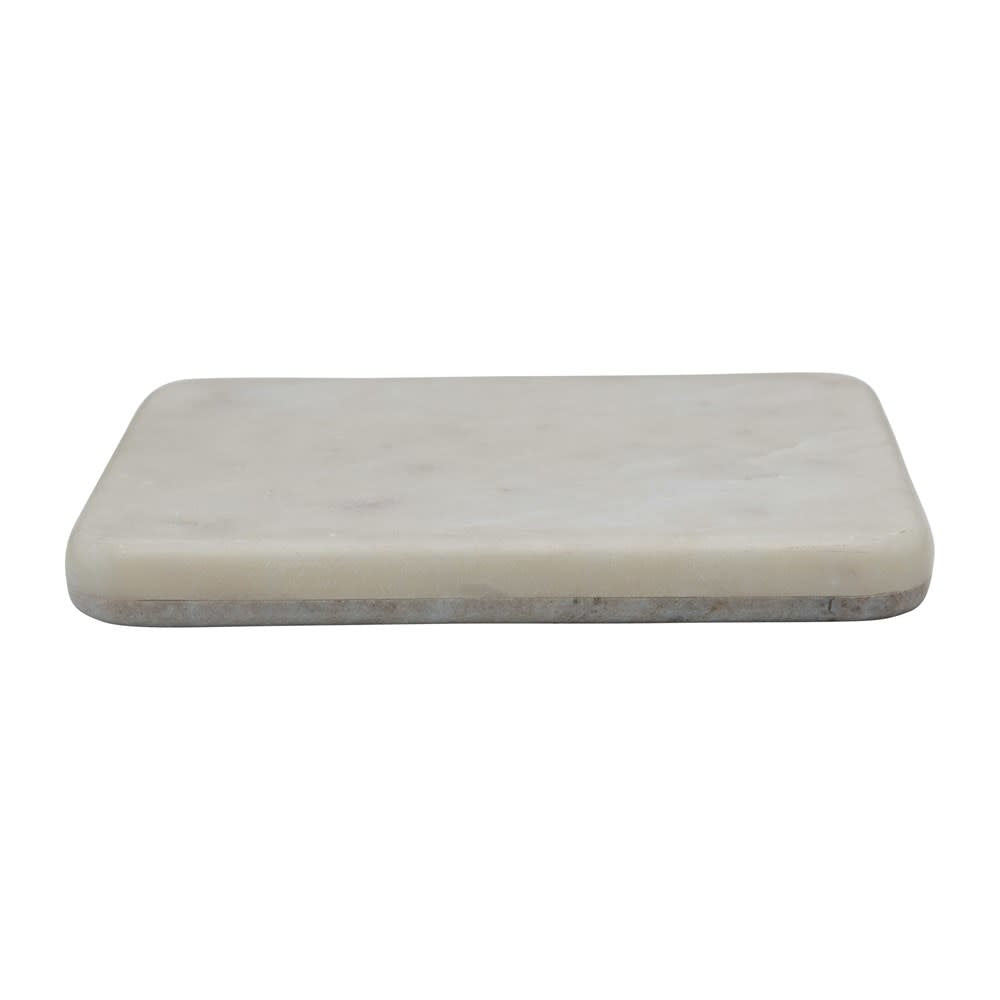 10x7" Rectangle Marble Gray Cheese Board