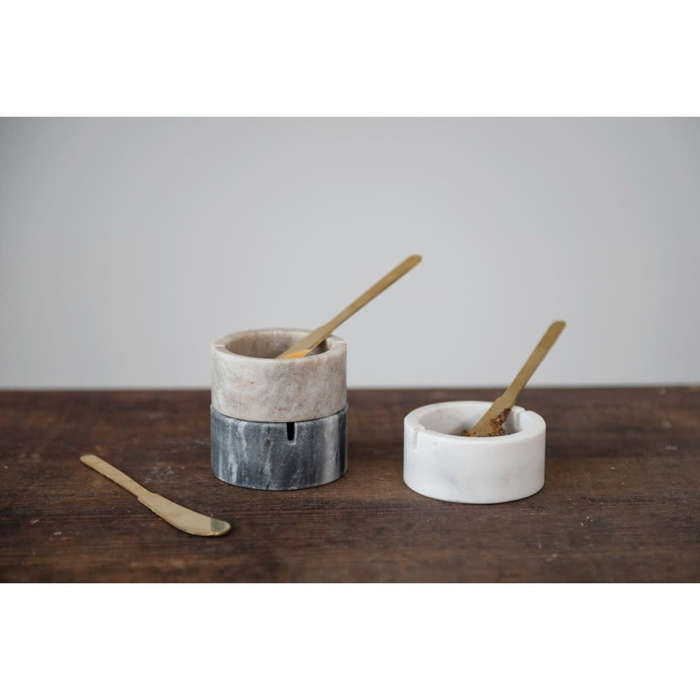 Marble Bowl w/ Knife