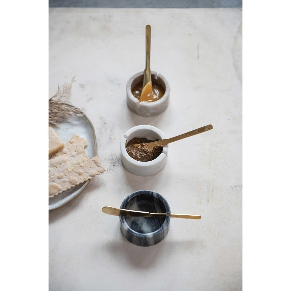 Marble Bowl w/ Knife