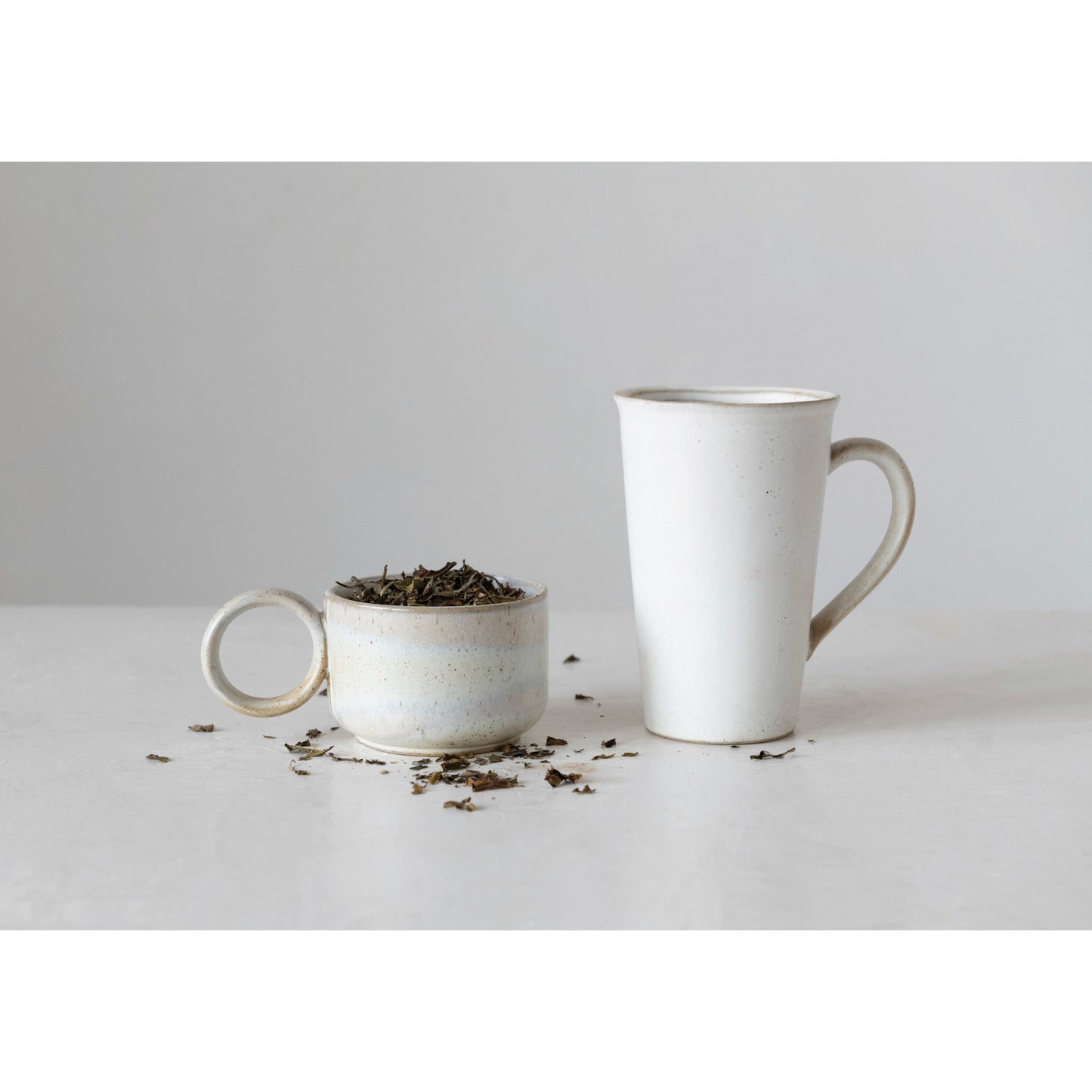 White Glazed Stoneware Mug | 16oz