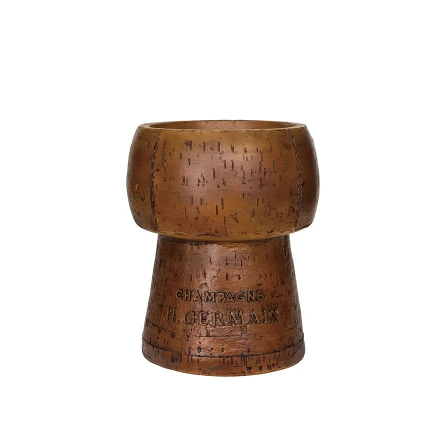 Champagne Cork Ice Bucket | 8.5x10.25in