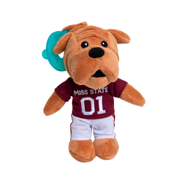 Collegiate Plush Mascot Pacifier | Bag Accessory