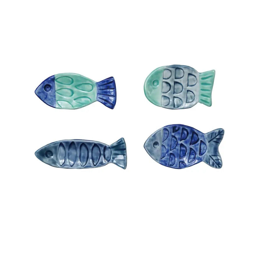 Hand Painted Fish Dish | Assorted 4in