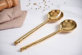Porcelain Salad Servers | 10.5in