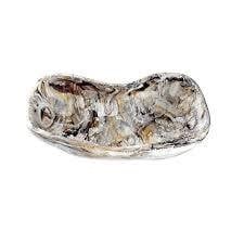 Rectangle Scallop Bowl | Mocha Swirl