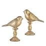 Gold Leaf Bird Finial | 5in