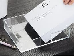 Luxe Notepad Lucite Holder