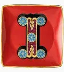 Versace Alphabet Square Dish | 4.75in I