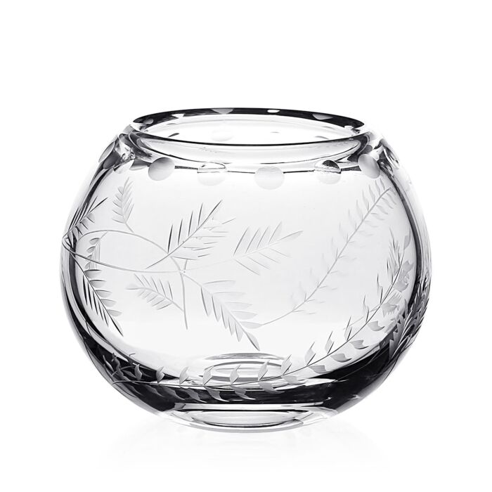 William Yeoward Crystal Fern Rose Bowl | 5in