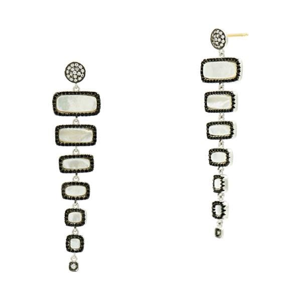 Industrial Finish Gradient Drop Earrings