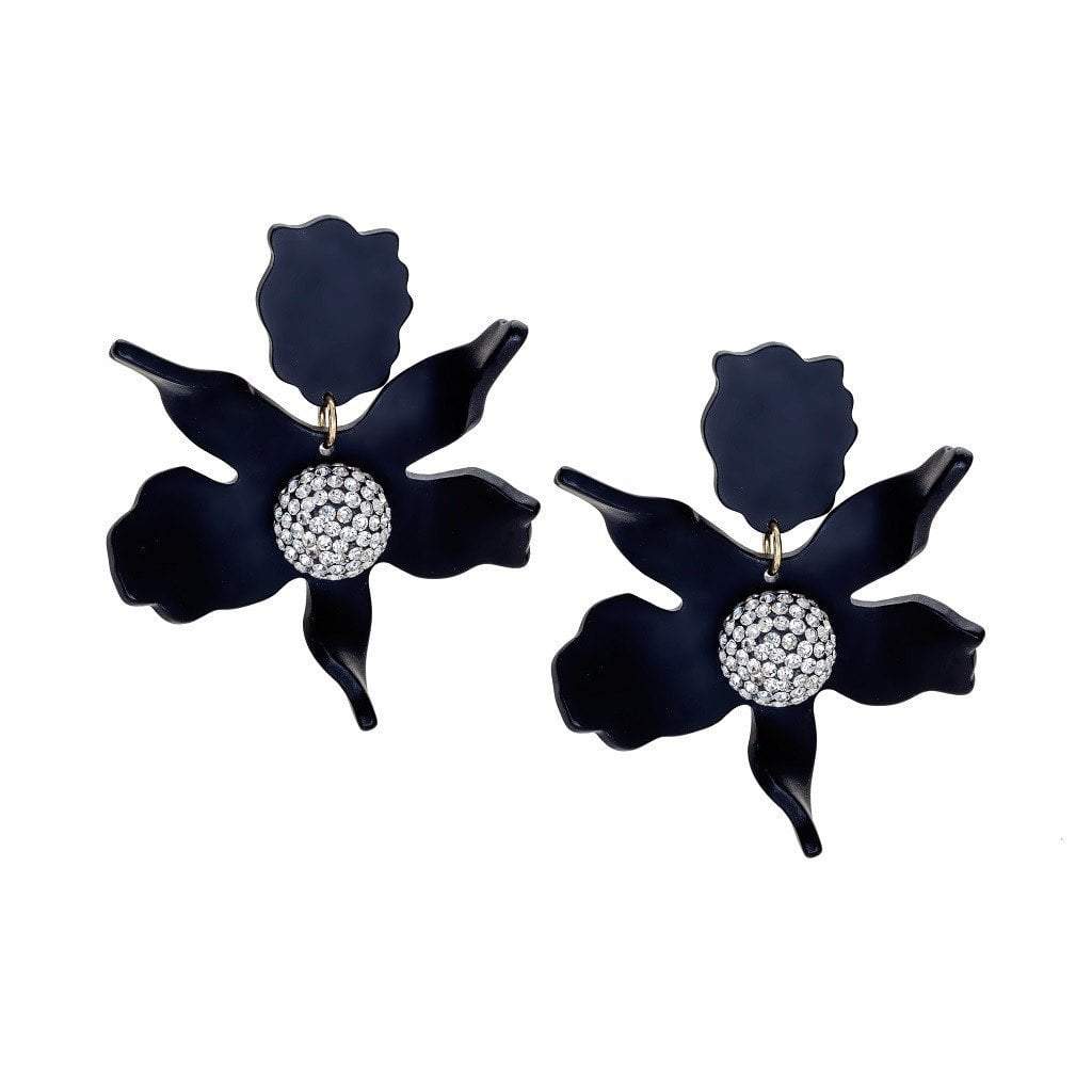 Lele Sadoughi Crystal Lily Earrings
