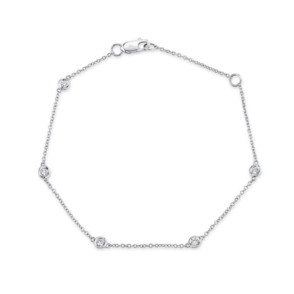 Diamonds By The Yard Bracelet | 7Iin .13Ct 14K WG