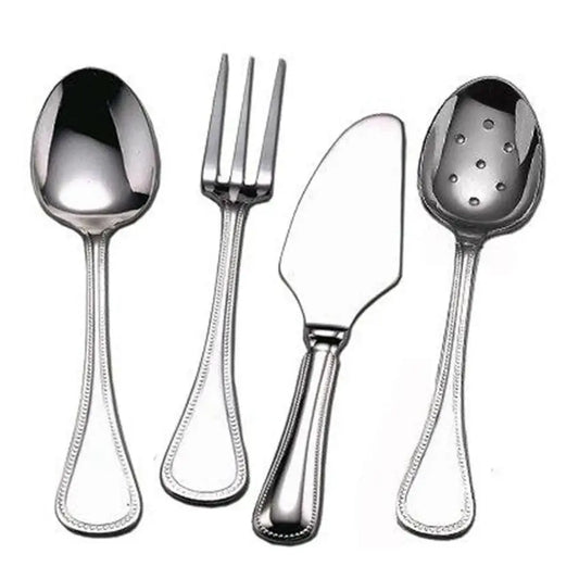Couzon Le Perle Stainless Flatware | Hostess Set 4pc