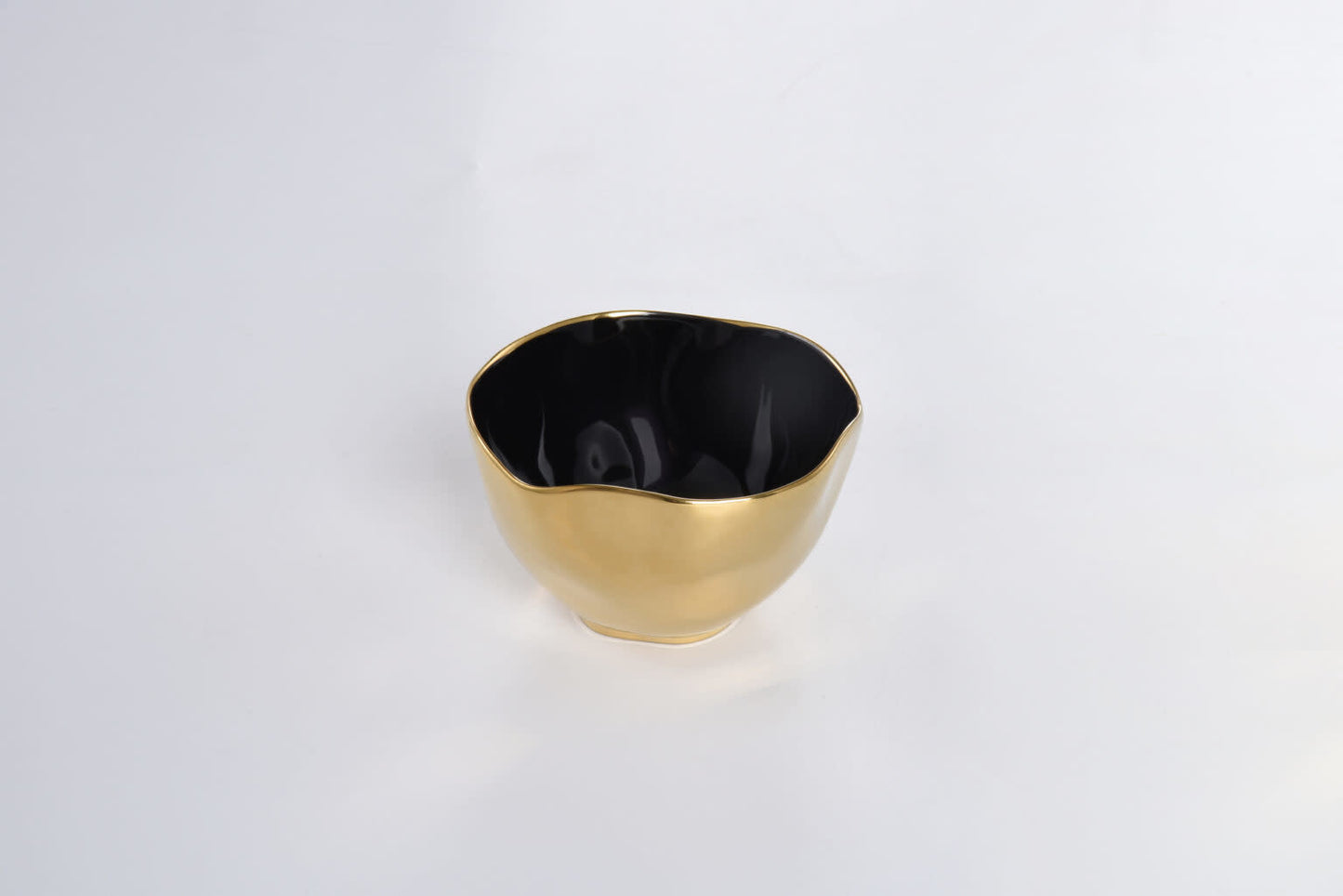 Small Bowl | Black + Gold