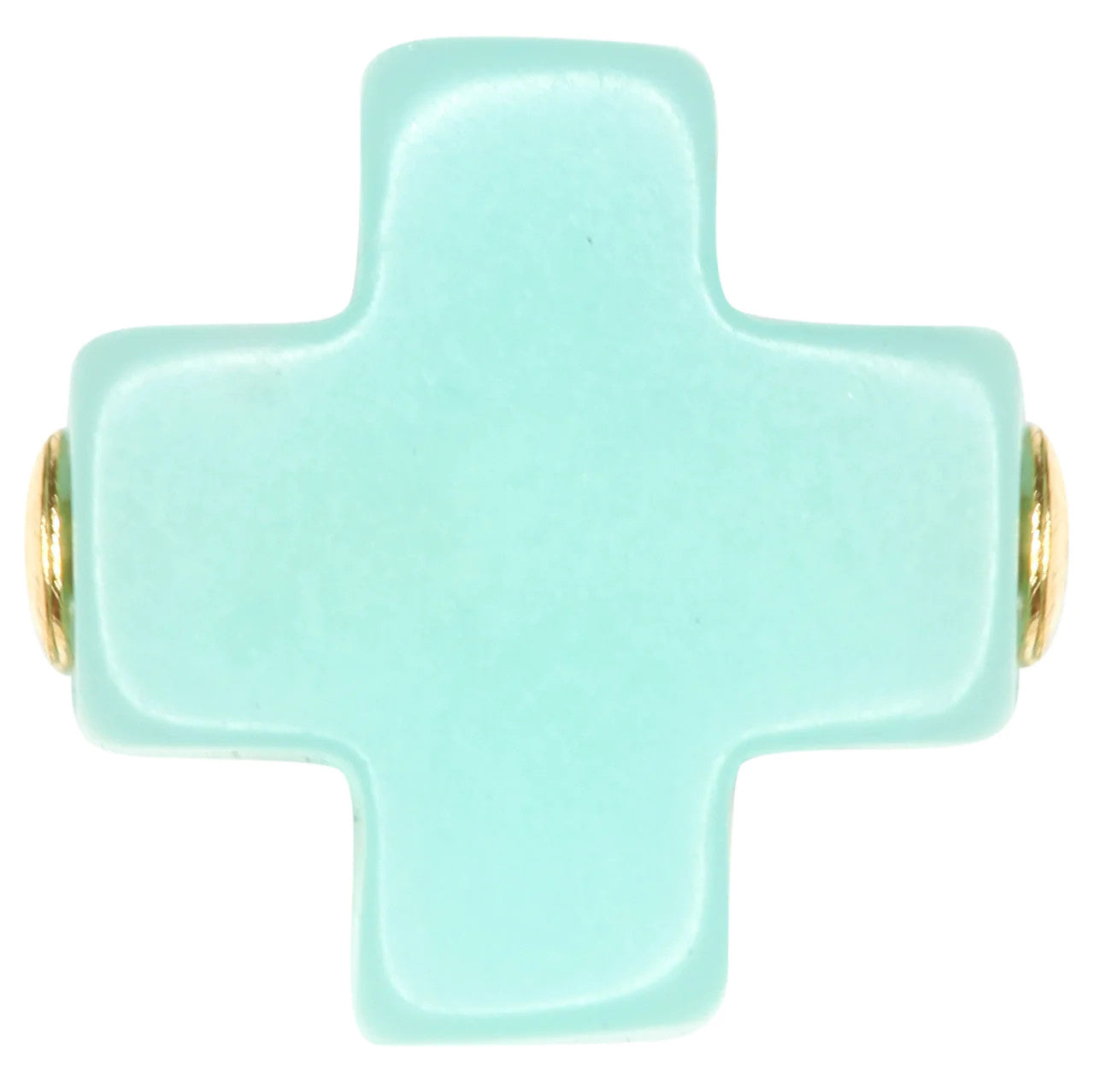 egirl Signature Cross Bracelet Gold Turquoise