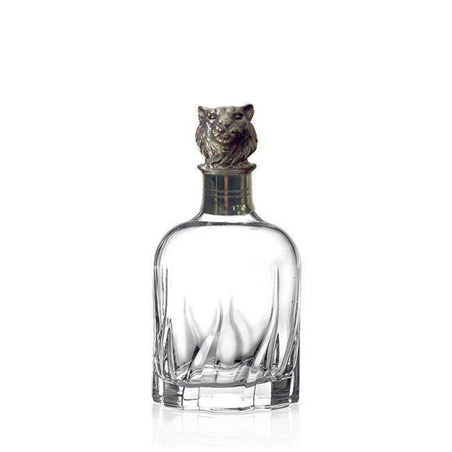 Crystal + Pewter Liquor Decanter