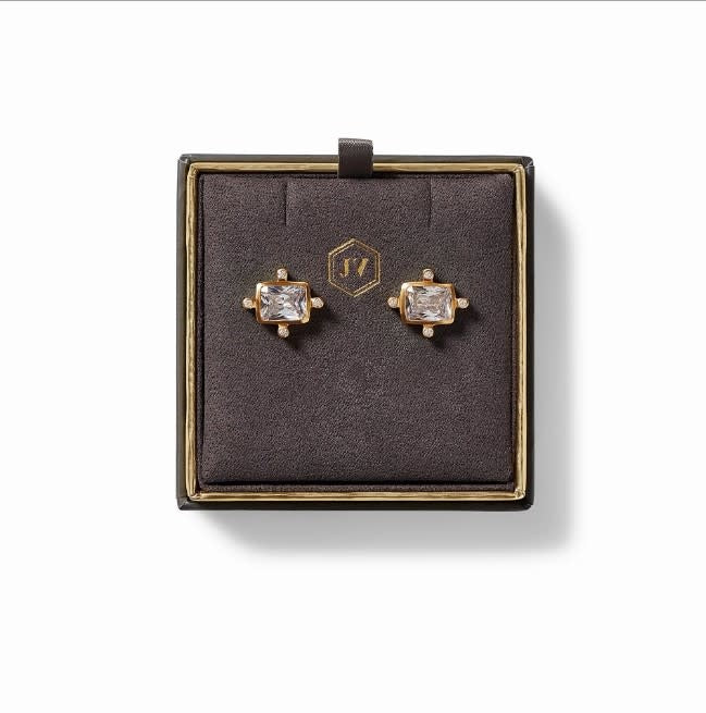 Clara Stud Gold Cubic Zirconia