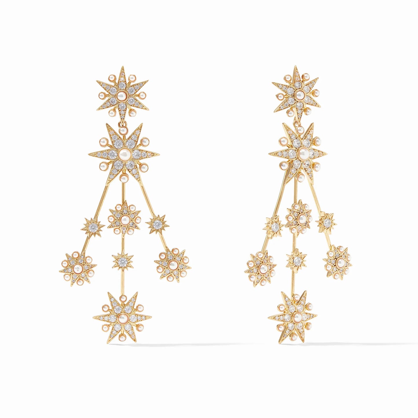 Celeste Constellation Gold Statement Earrings