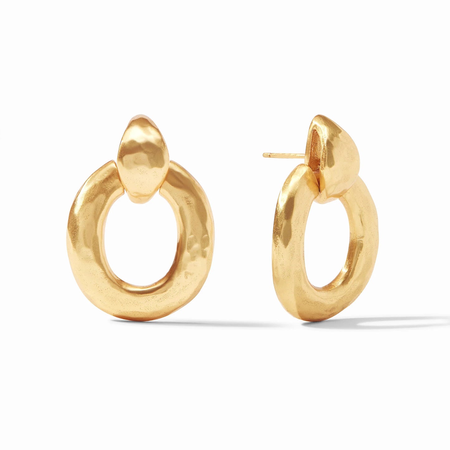 Palermo Doorknocker Gold Earrings
