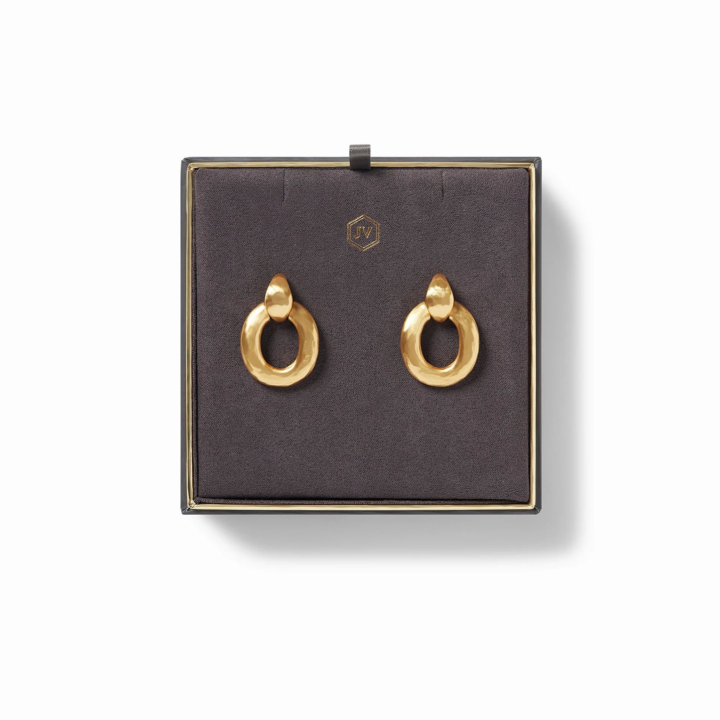 Palermo Doorknocker Gold Earrings