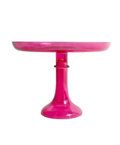 Estelle Colored Glass Cake Stand |