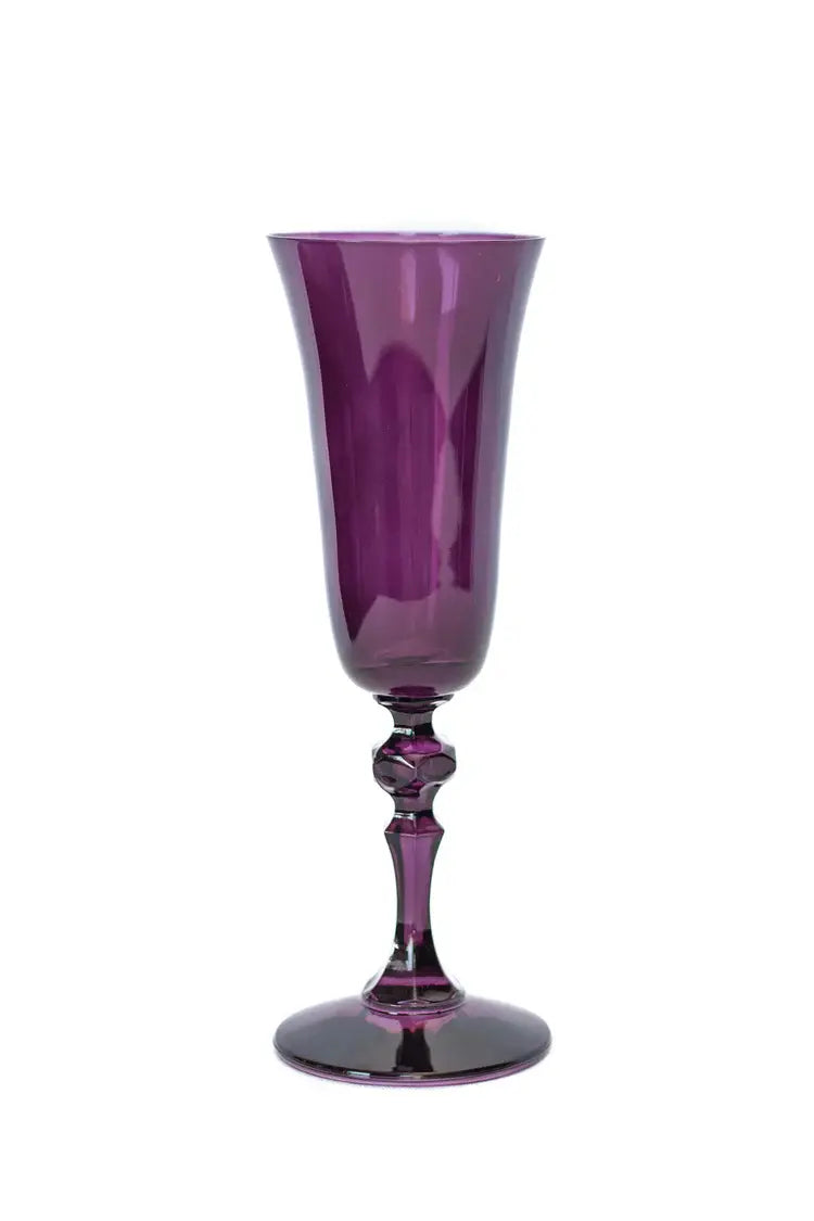 Estelle Colored Regal Flute Glass
