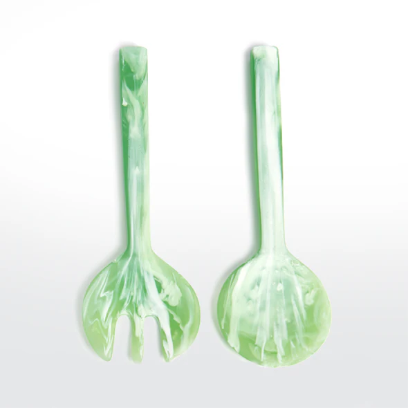 Resinware Handcrafted Salad Server Set |