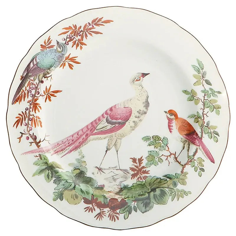 Mottahedeh Chelsea Bird Dessert Plate Set of 4 | 8.25in