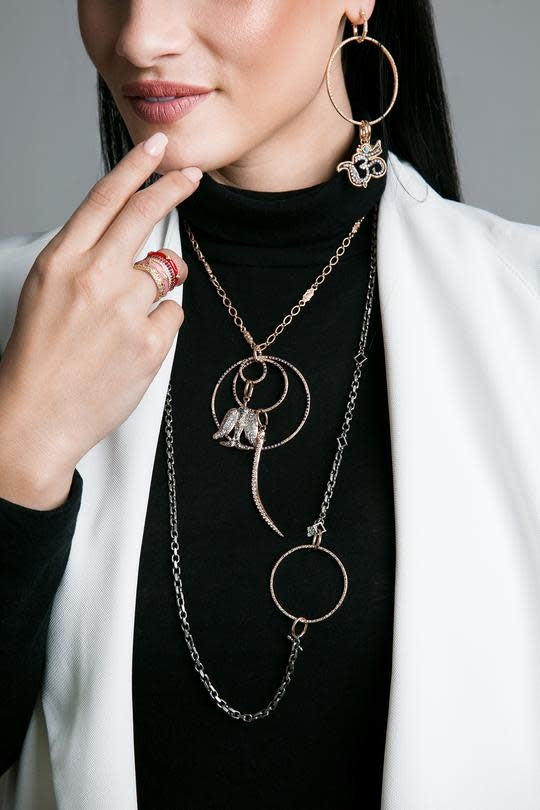 Pave Dove Charm