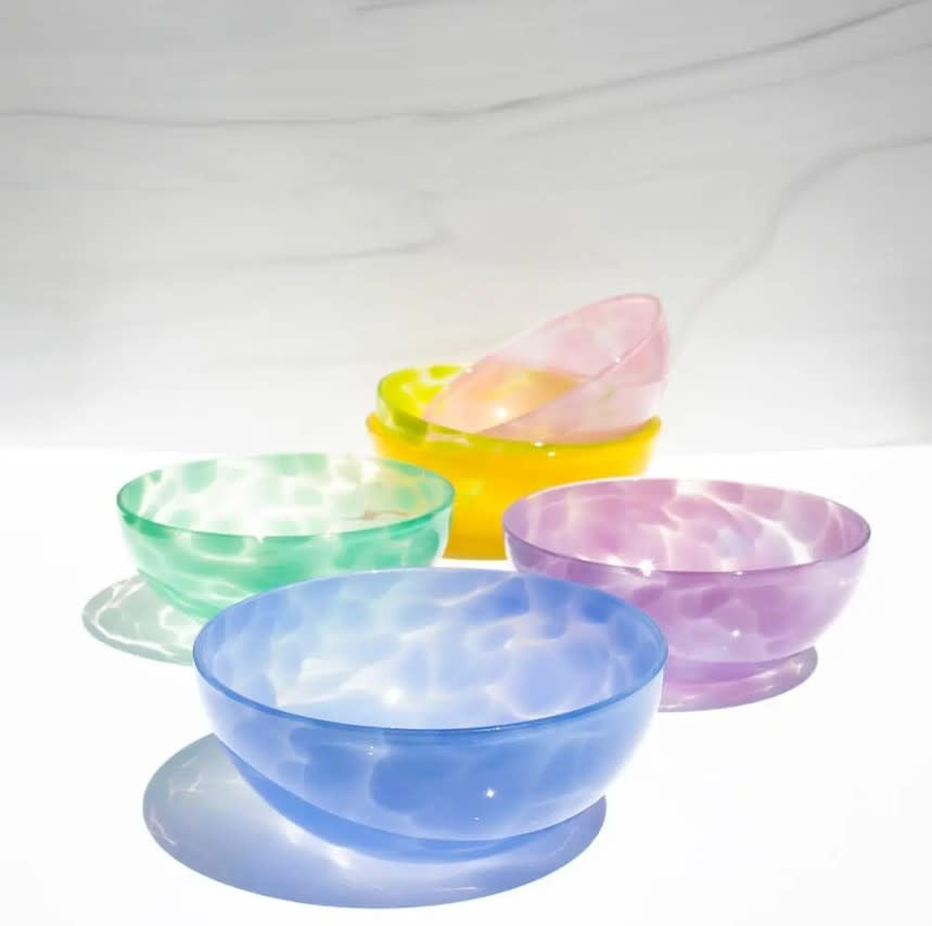 Hand Blown Fritsy Gather Bowl | 12oz