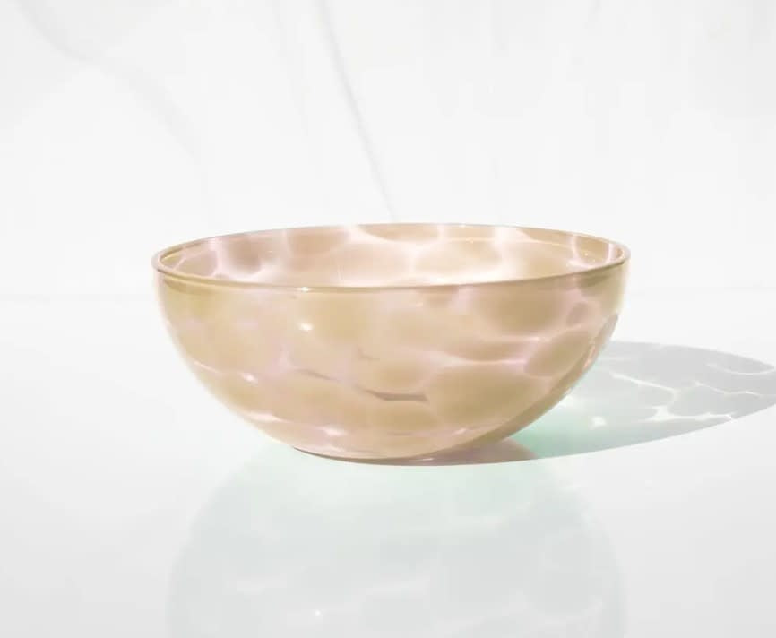 Hand Blown Fritsy Gather Bowl | 12oz