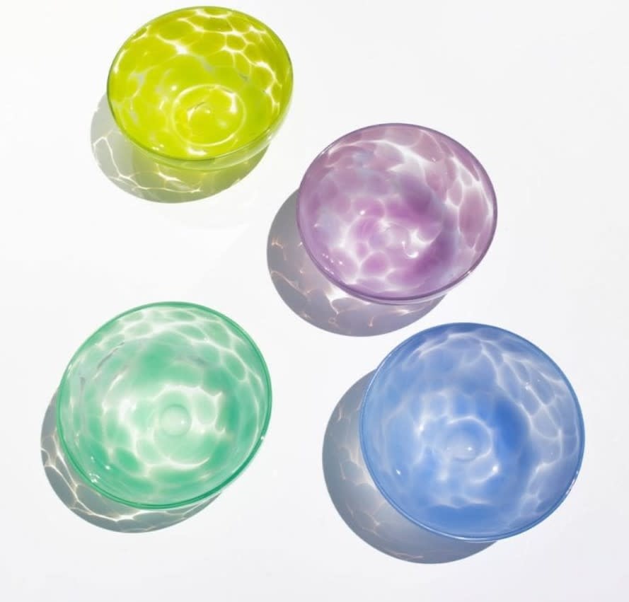 Hand Blown Fritsy Gather Bowl | 12oz