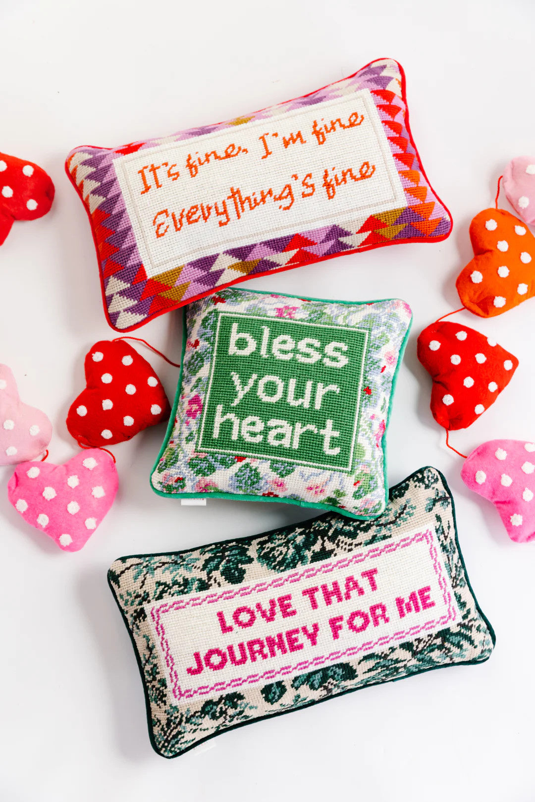 Needlepoint Pillow | Love That Journey