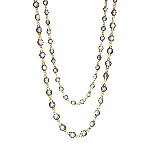 Radiance Wrap Necklace Gold/Rhodium